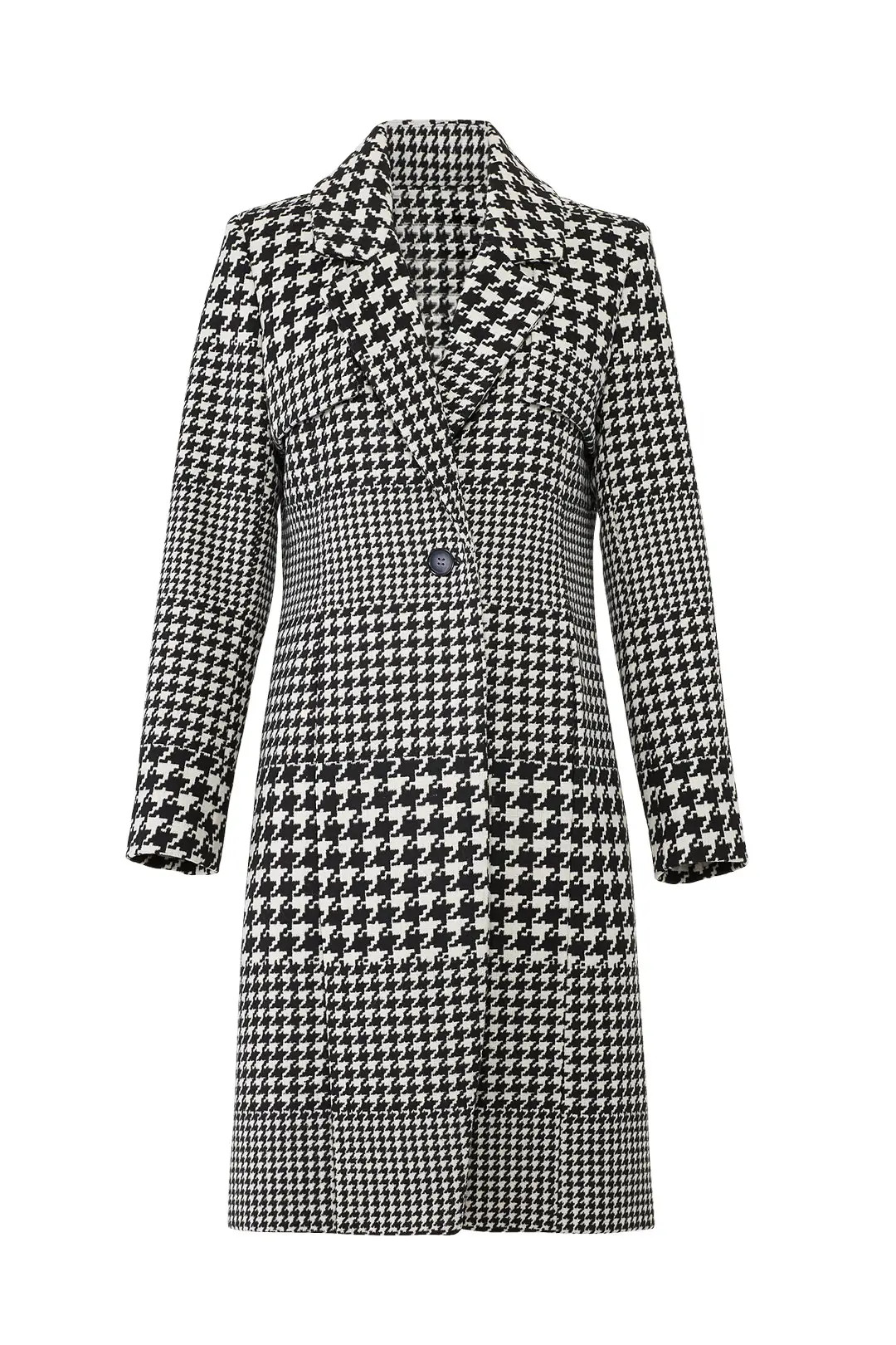 NVLT Multi Houndstooth Coat | Rent The Runway