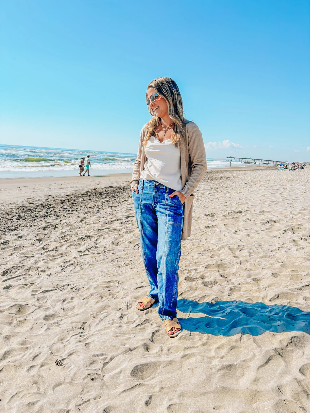 Pacific Marled Pocket Cardigan | Seventy Eight and Sunny