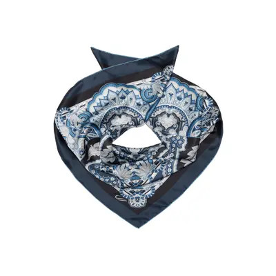 Elizabetta Malta - Hand Rolled Silk Foulard for Women in Royal Blue at Nordstrom | Nordstrom