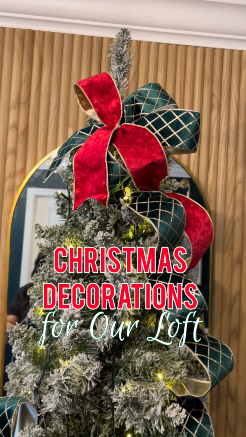 Hey, love bugs! I decided to go with traditional colors in our loft this year. The ribbon really is the star of the show. I can’t wait to show you the finished look.

Comment ribbon for links to this gorgeous ribbon.

#christmasribbon #ribbontutorial #traditionalchristmas #christmasdecor #christmastree 

#LTKHoliday #LTKSeasonal #LTKHome