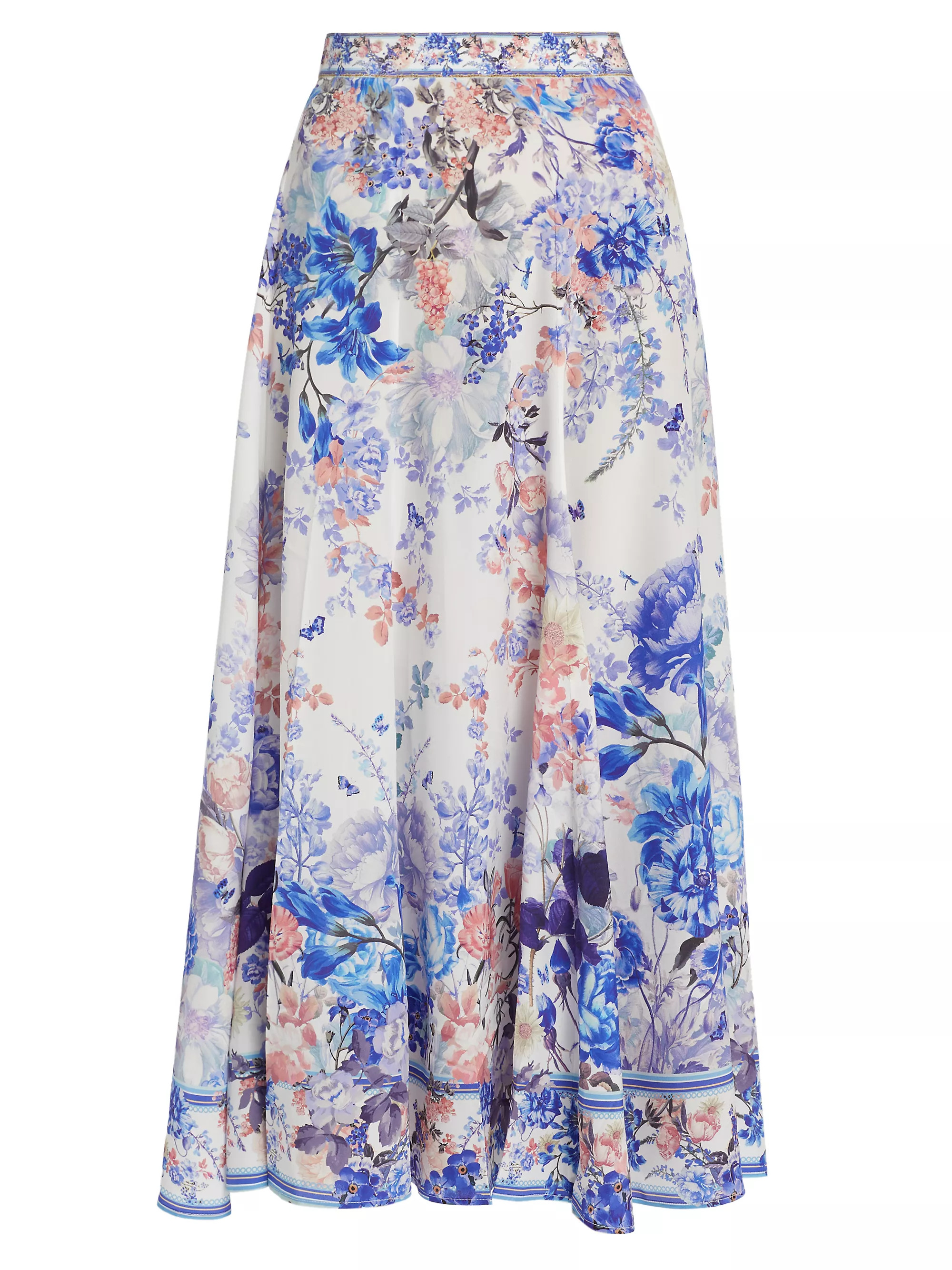 True Bloom Floral Silk Maxi Skirt | Saks Fifth Avenue