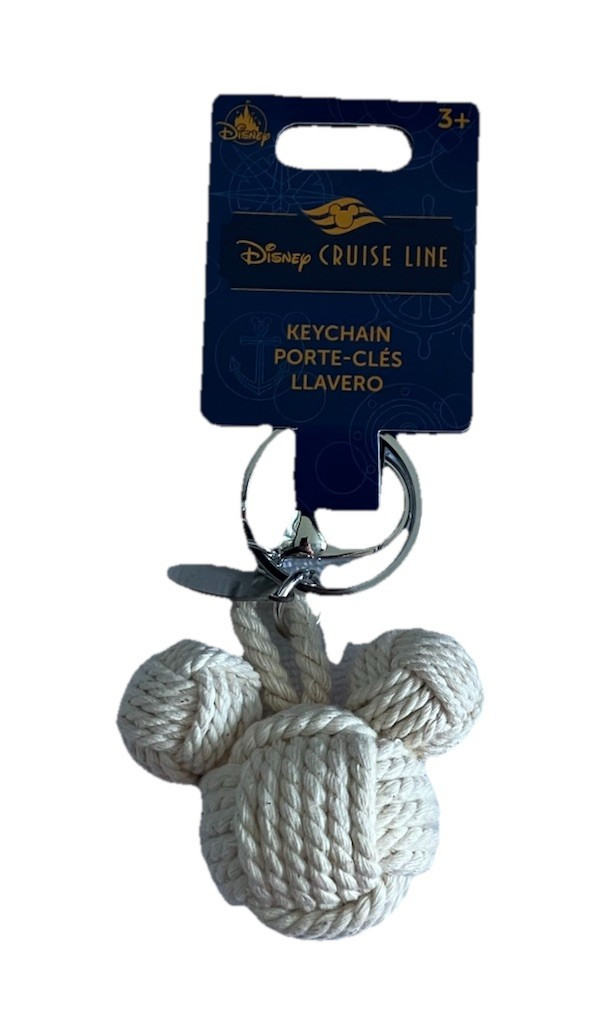 NWT New DCL KEY CHAIN Nautical Mickey Mouse Head Rope Knot Disney Cruise Line | eBay | eBay US