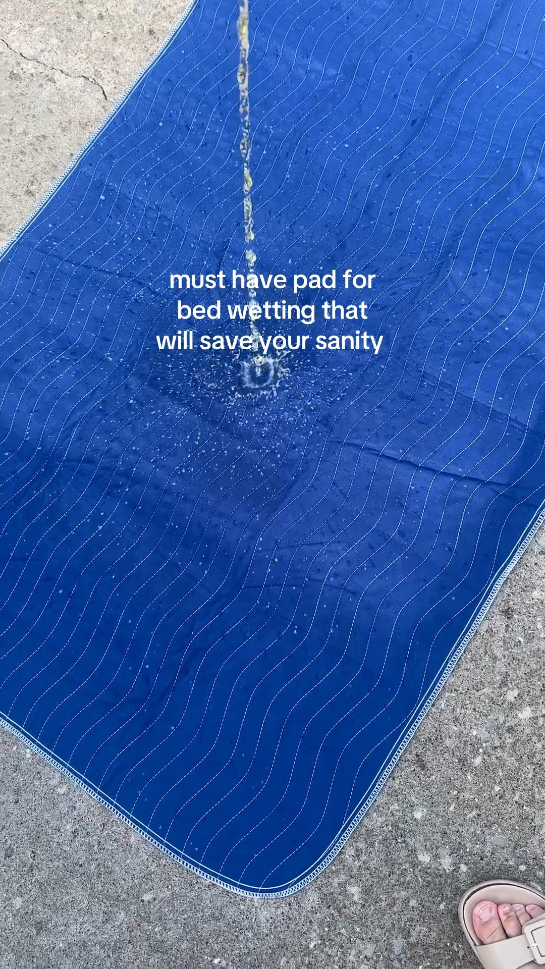 These bed mats help protect the furniture and keep us sane!

#pottytraining #bedmat #bedwetting