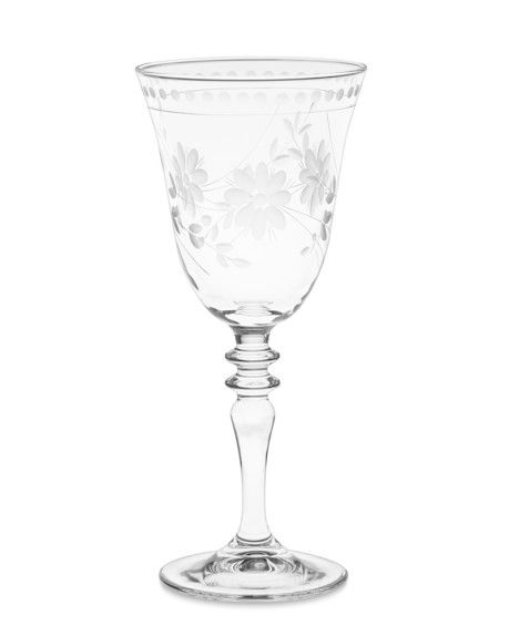 Vintage Etched Wine Glasses, Set of 4 | Williams-Sonoma