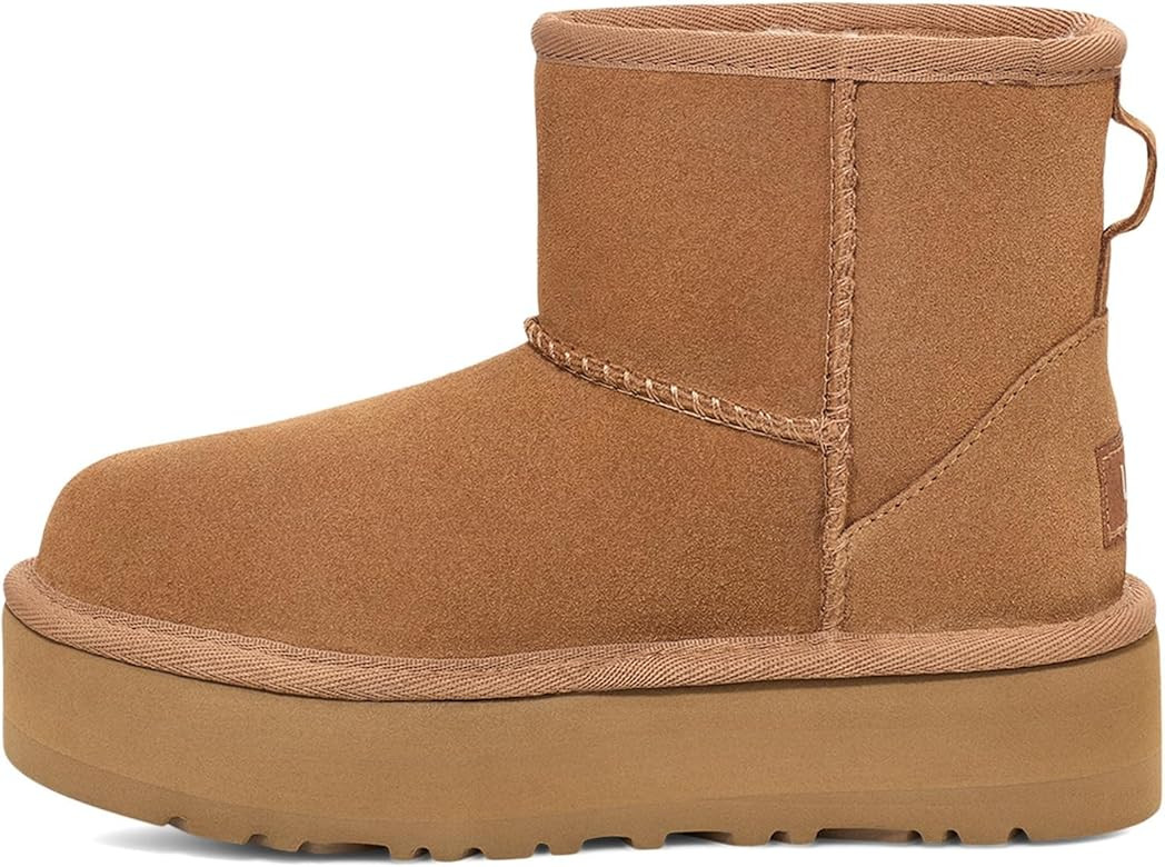 UGG Girl's Classic Mini Platform Fashion Boot | Amazon (US)