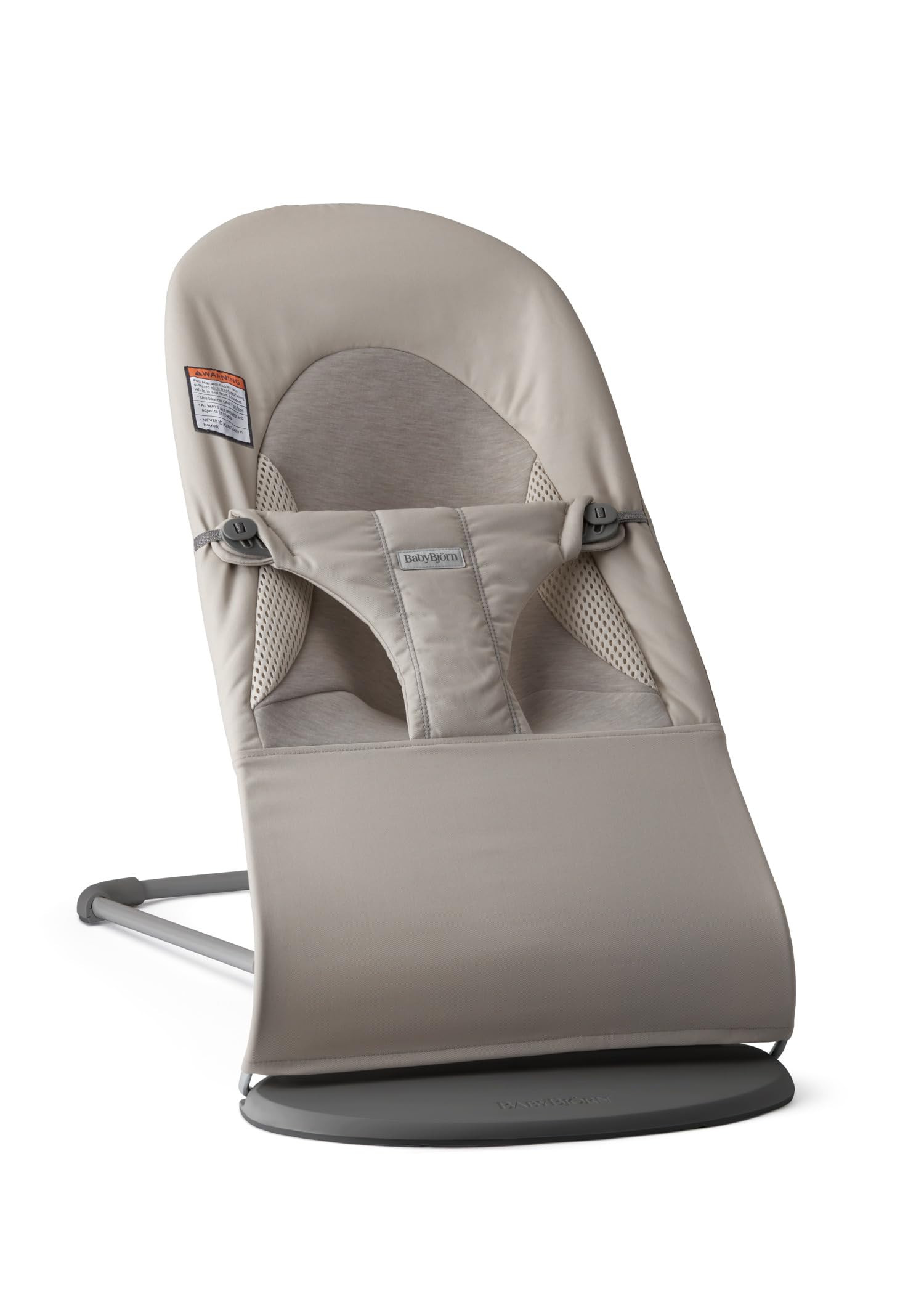 BabyBjörn Bouncer Balance Soft, Tri-Fabric, Sand Grey | 2-in-1 Adjustable Baby Bouncer Seat and ... | Amazon (US)