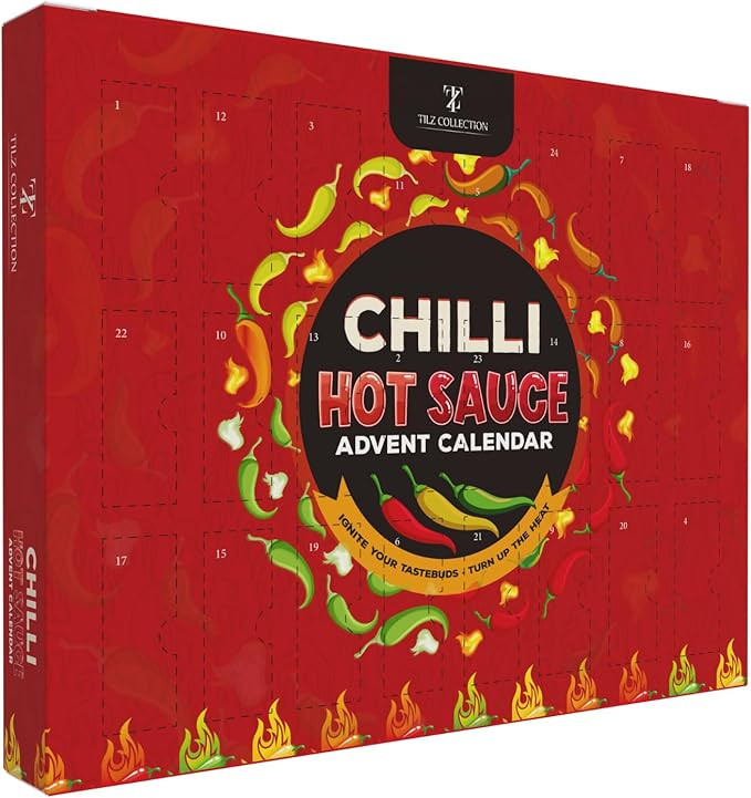 Hot Sauce Advent Calendar 2024-24 Days Chilli Sauce Advent Calendar, Christmas Food Advent Calend... | Amazon (US)