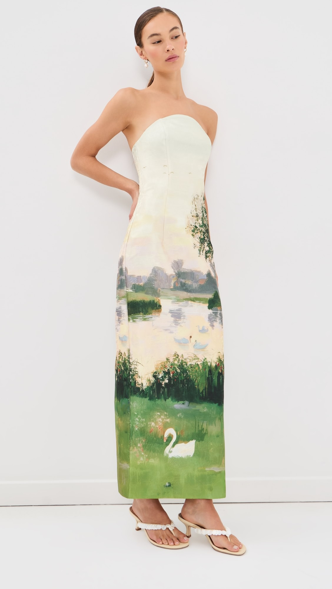 Ava Jacquard Bustier Maxi Dress | Shopbop