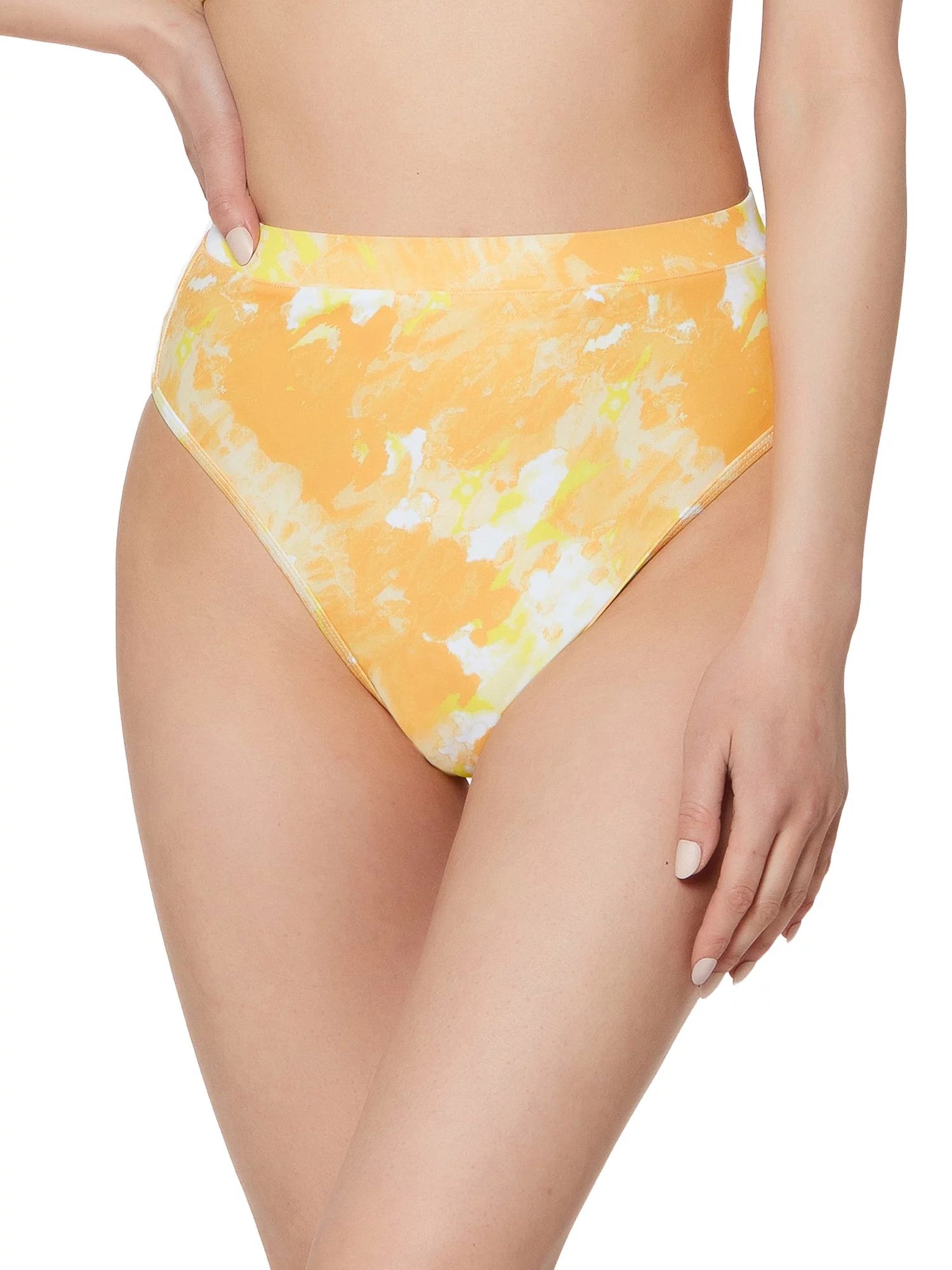 JS Jessica Simpson Women's Ocean Tie Dye High Waisted Swimsuit Bottom | Walmart (US)