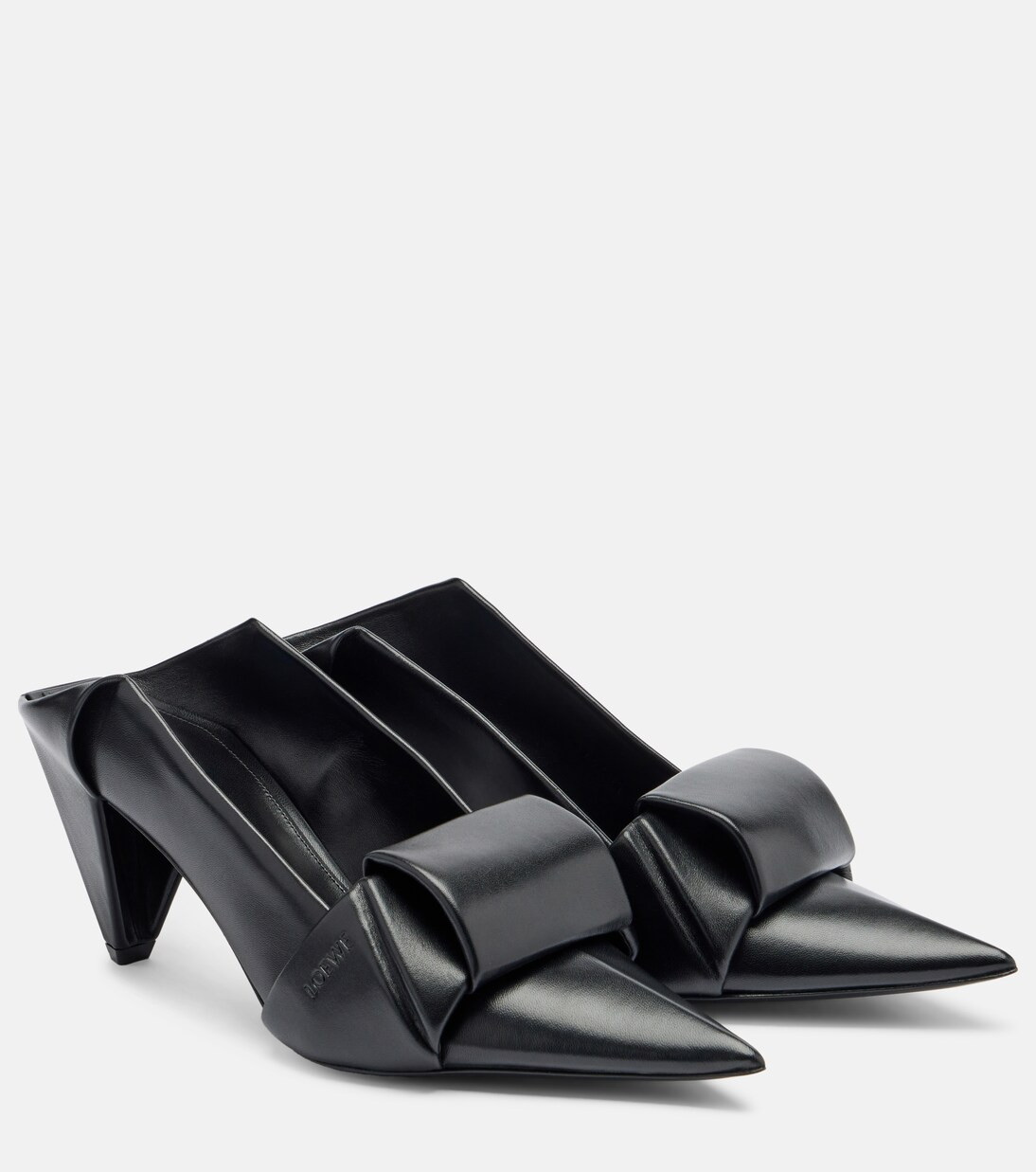 Mules Origami aus Leder | Mytheresa (DACH)