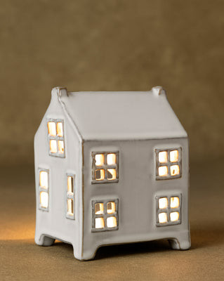 Ceramic Tealight Cottage Tall | McGee & Co. (US)