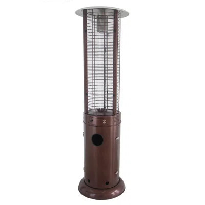 Glass Cylinder 41,000 BTU Standing Patio Heater | Wayfair North America