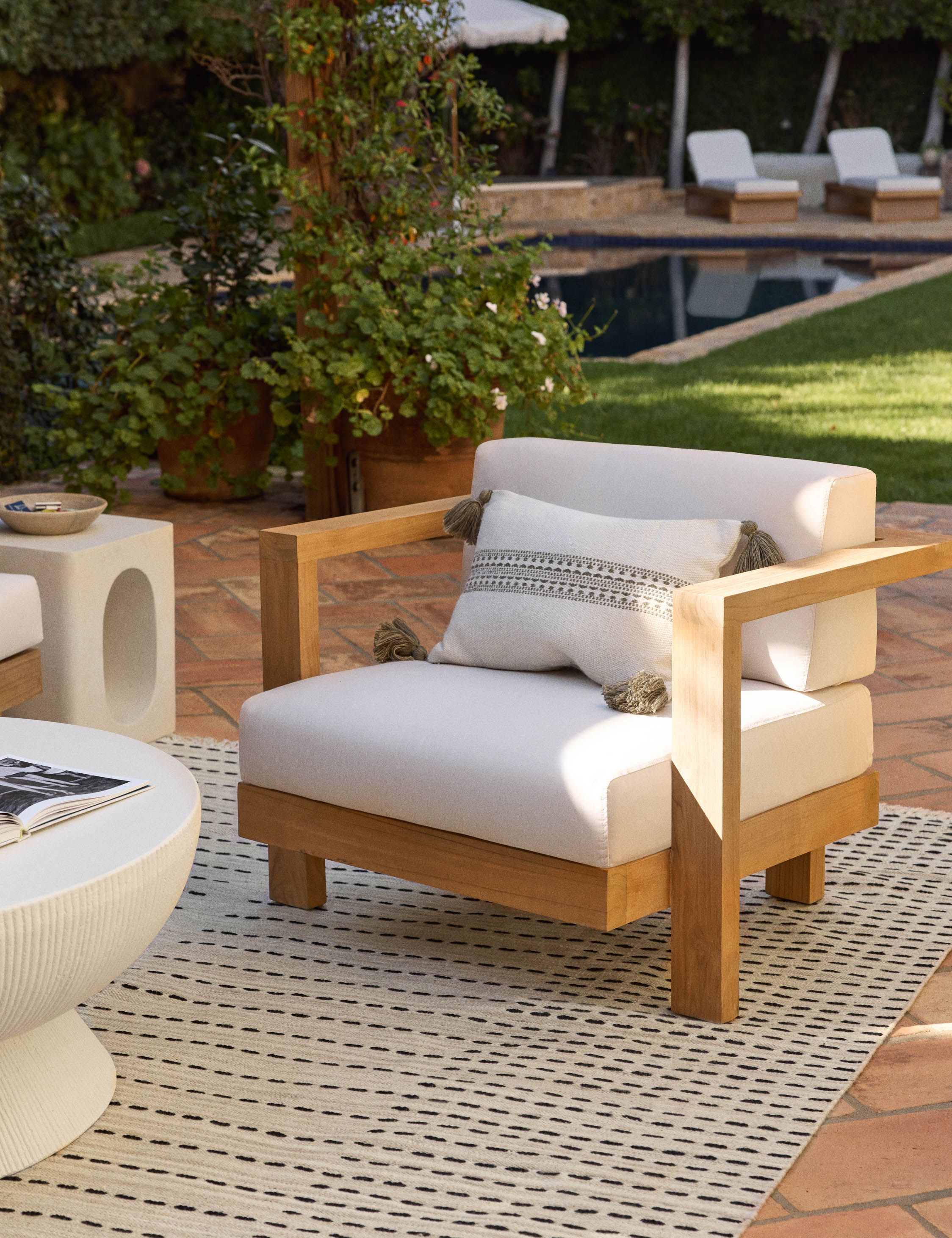 Landry Indoor / Outdoor Accent Chair | Lulu and Georgia 