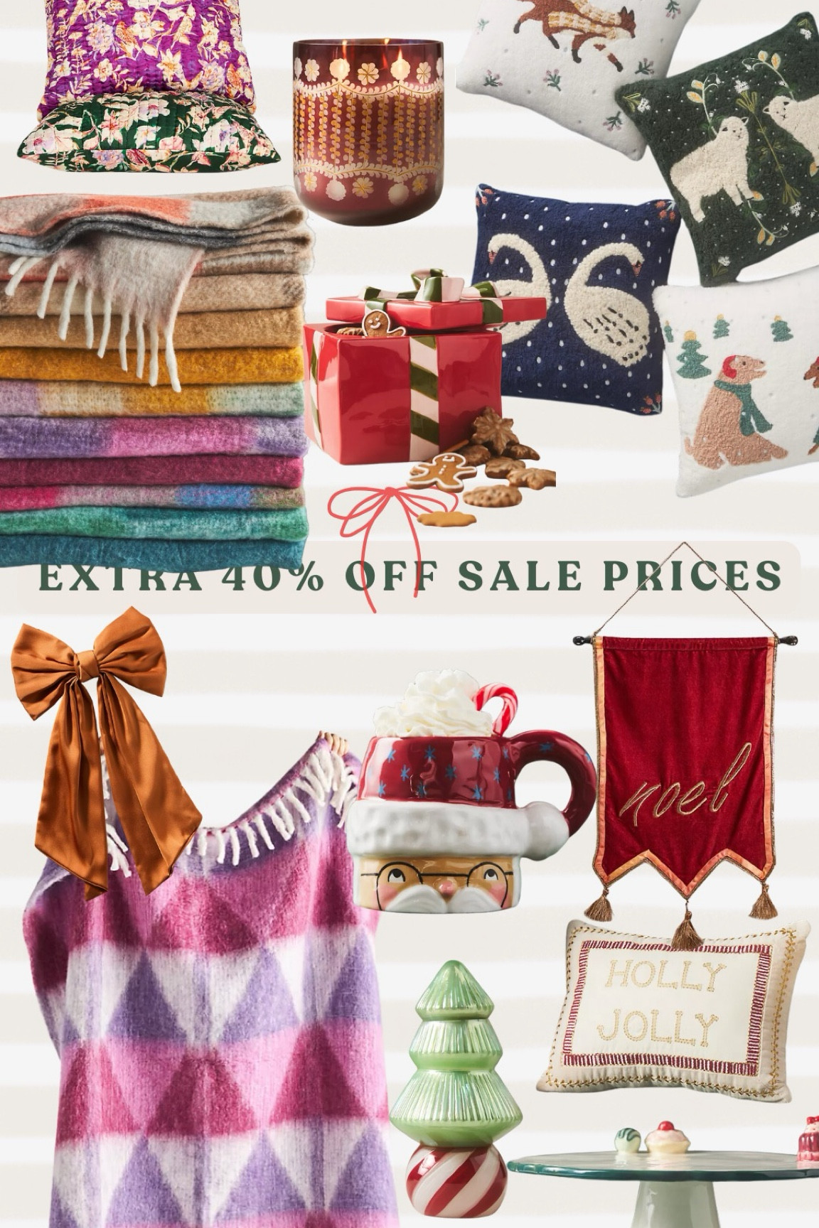 Extra 40% off sale prices! 


