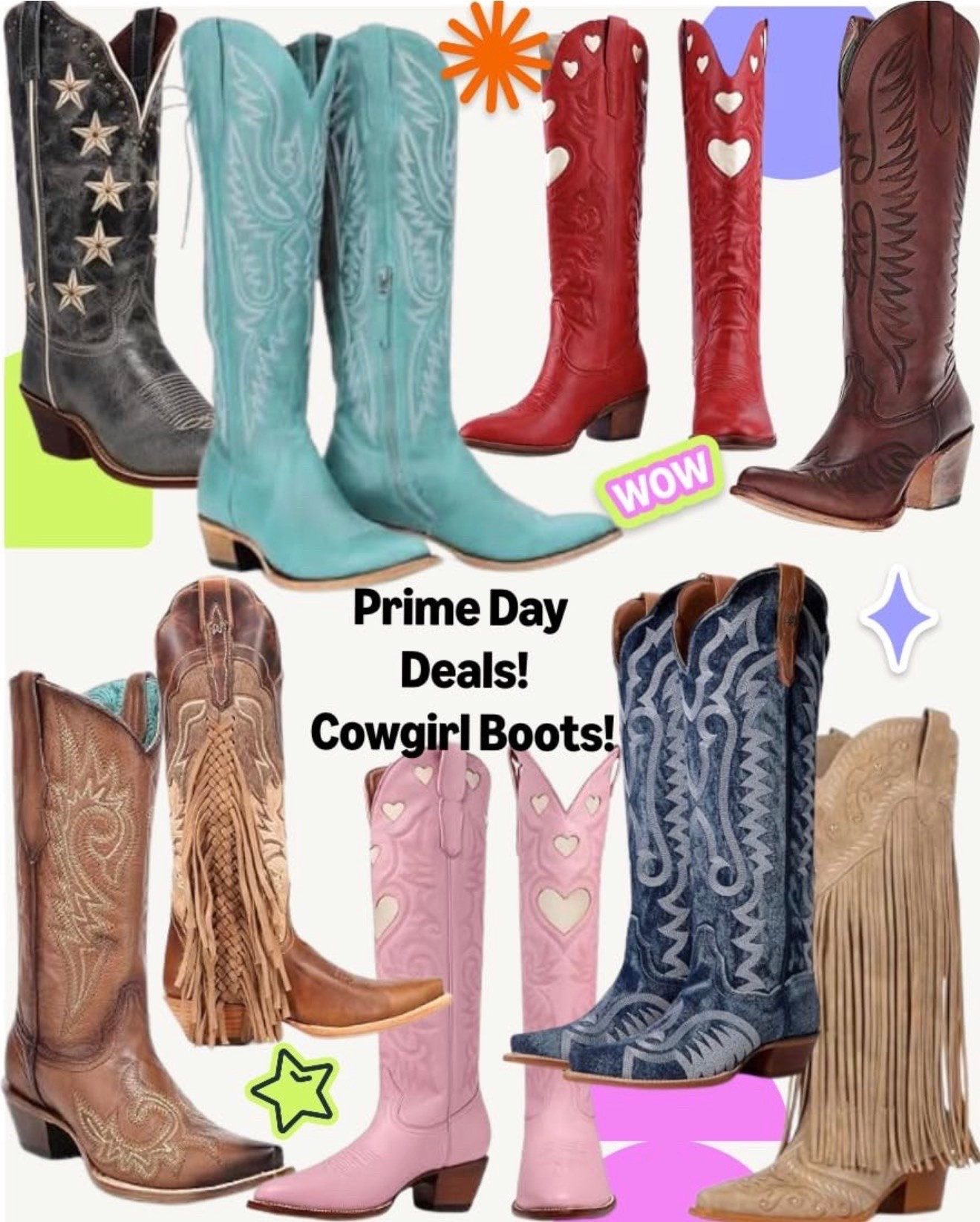 Amazon Prime Day Deals! Cowgirl Boots on Sale!!

#LTKSaleAlert