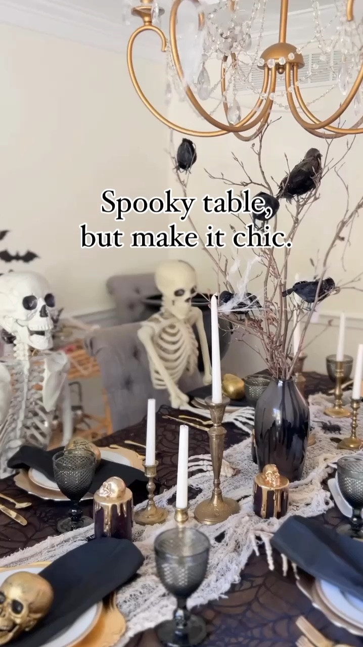 Spooky Halloween table! 

#LTKHoliday #LTKHalloween #LTKSeasonal