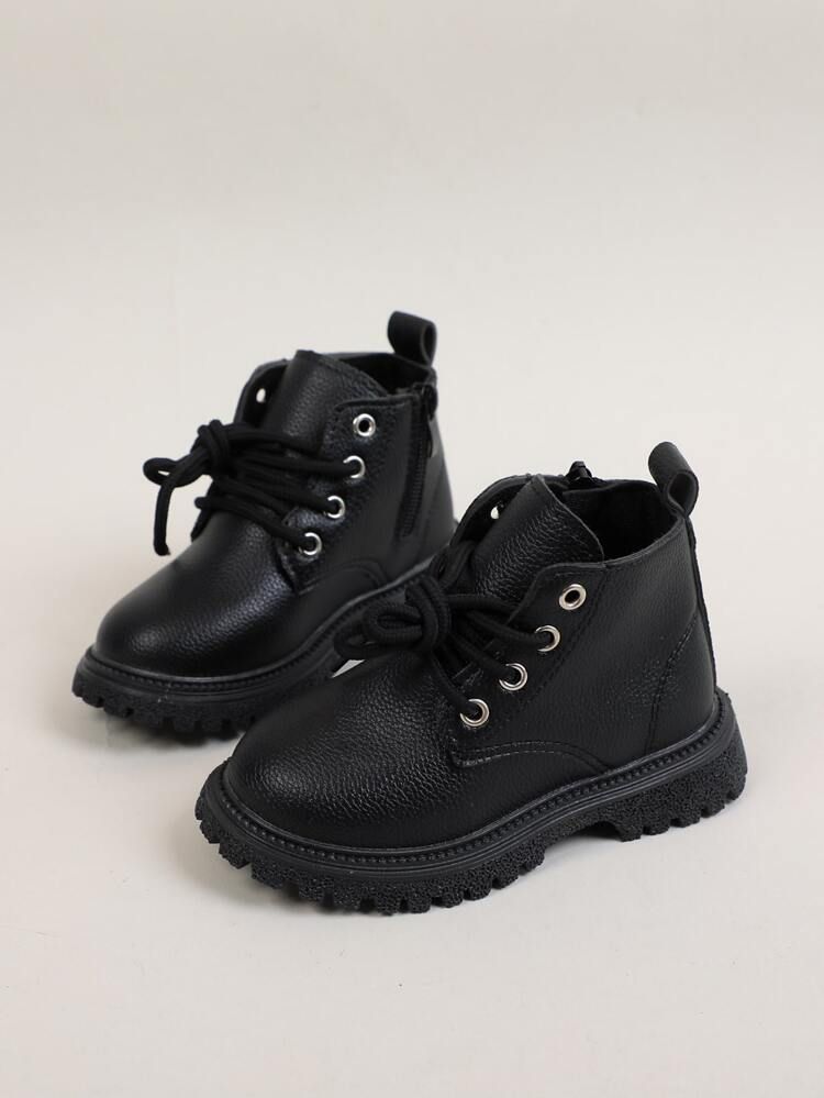 Toddler Girls Lace-up Front Boots | SHEIN