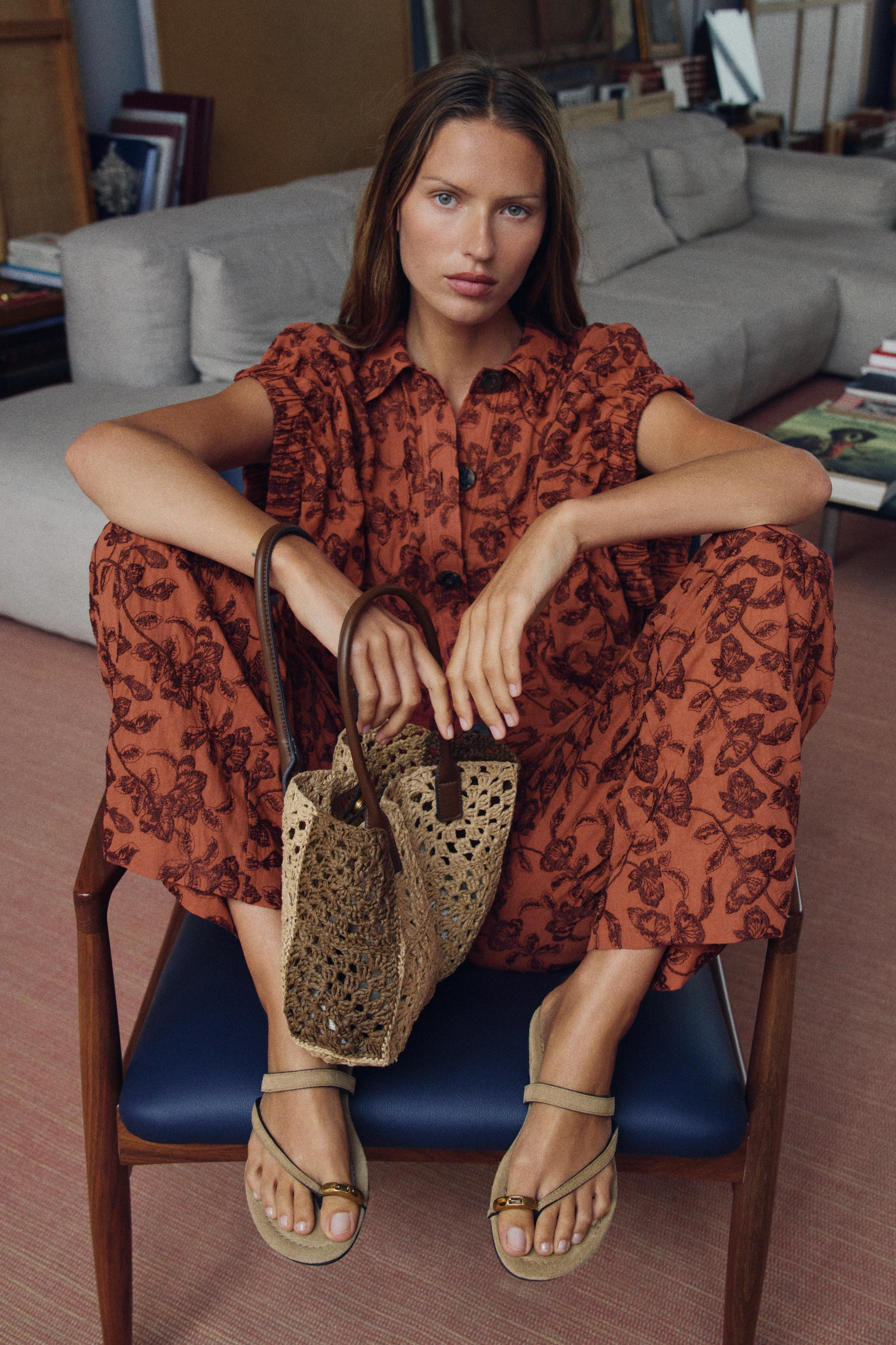 BRAIDED EFFECT TOTE BAG | Zara UK