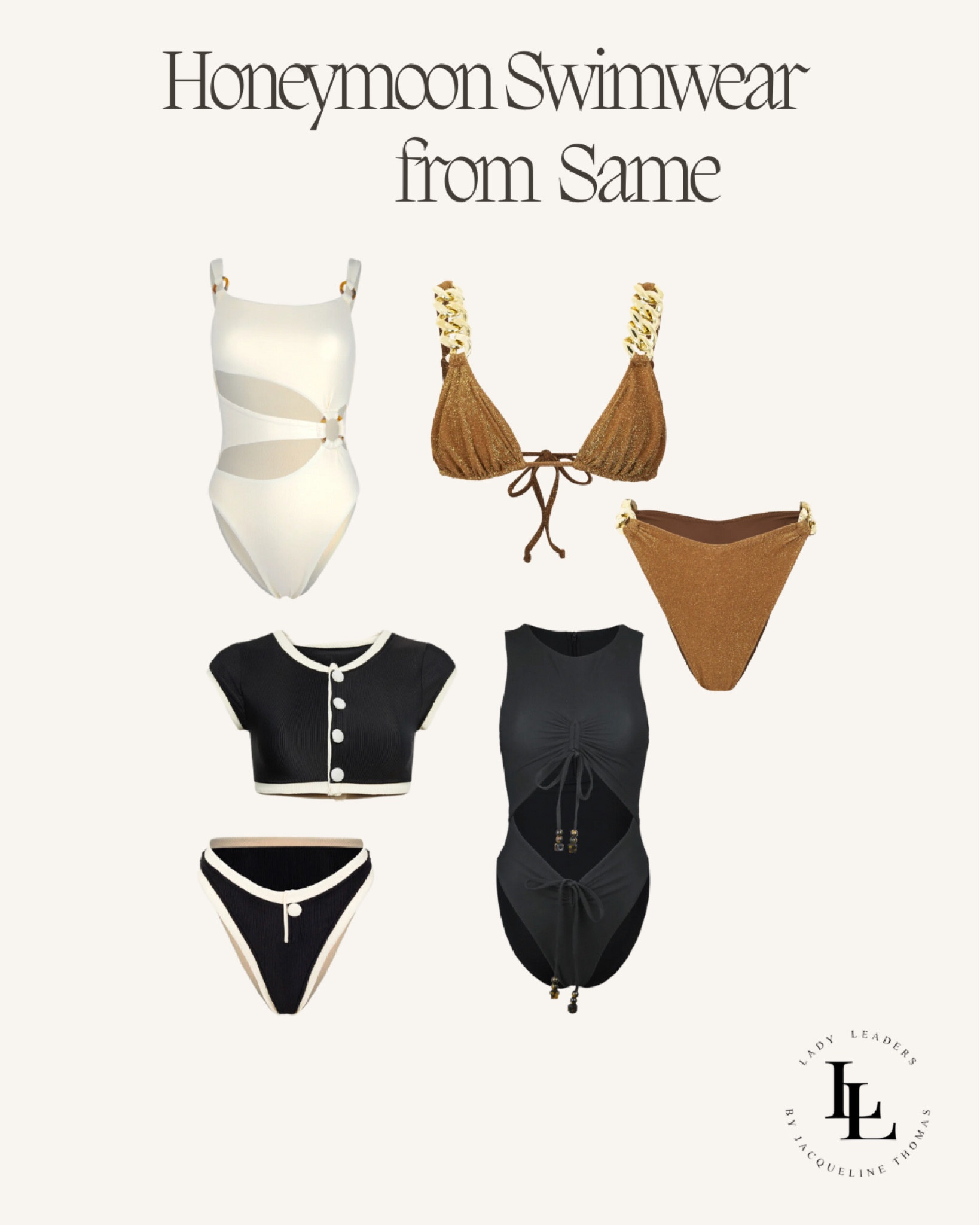 Honeymoon swimwear from Same! 

🏷️ Vacation, resort wear, swimsuits, neutrals #LTKCyberWeek

#LTKswim

#LTKHoliday