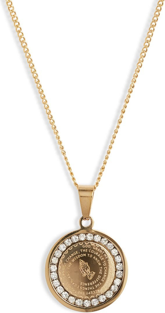 Prayer Warrior Pendant Necklace | Nordstrom