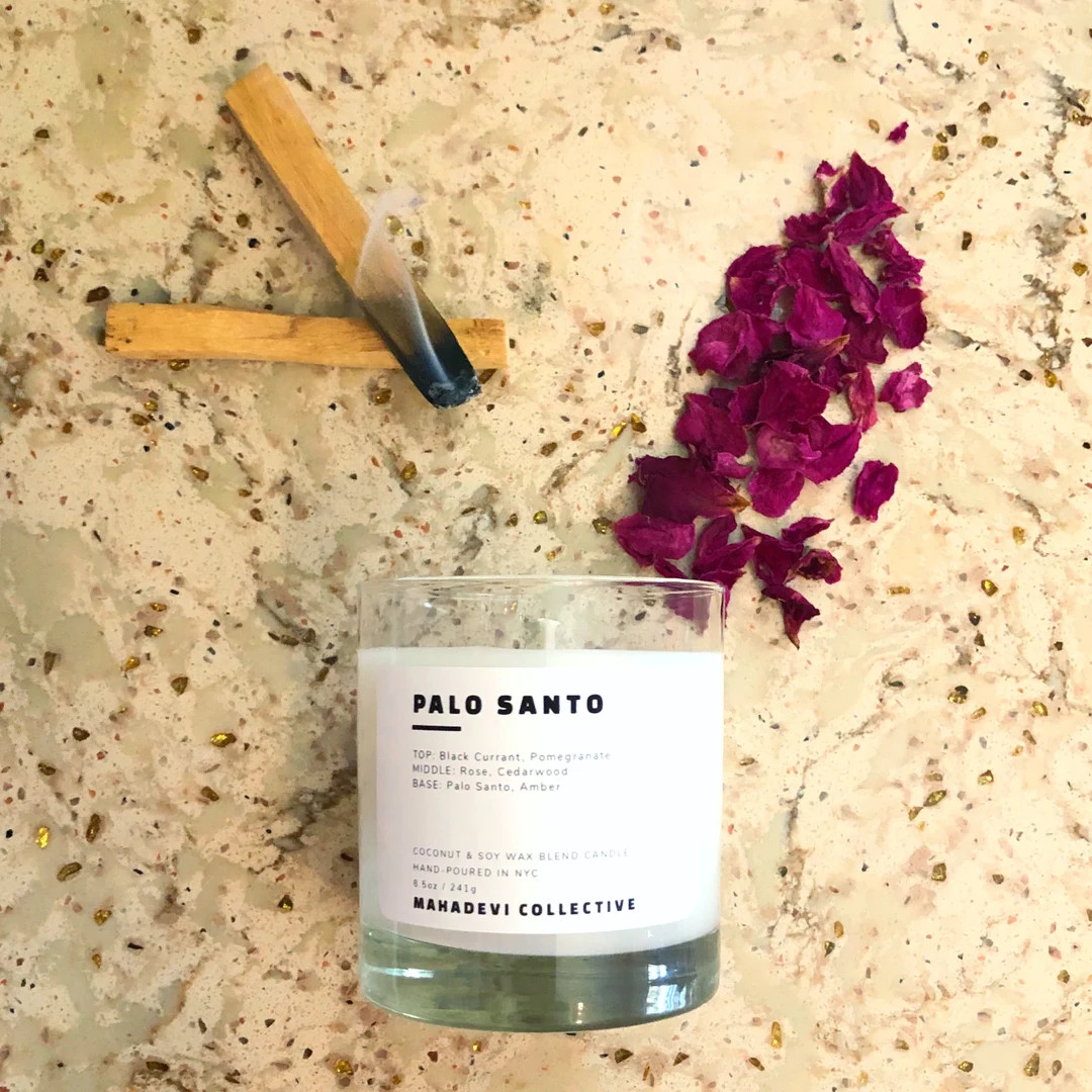PALO SANTO CANDLE | All Natural Coconut-soy Wax | Ginger Wood + Palo Santo + Rose - Etsy | Etsy (US)