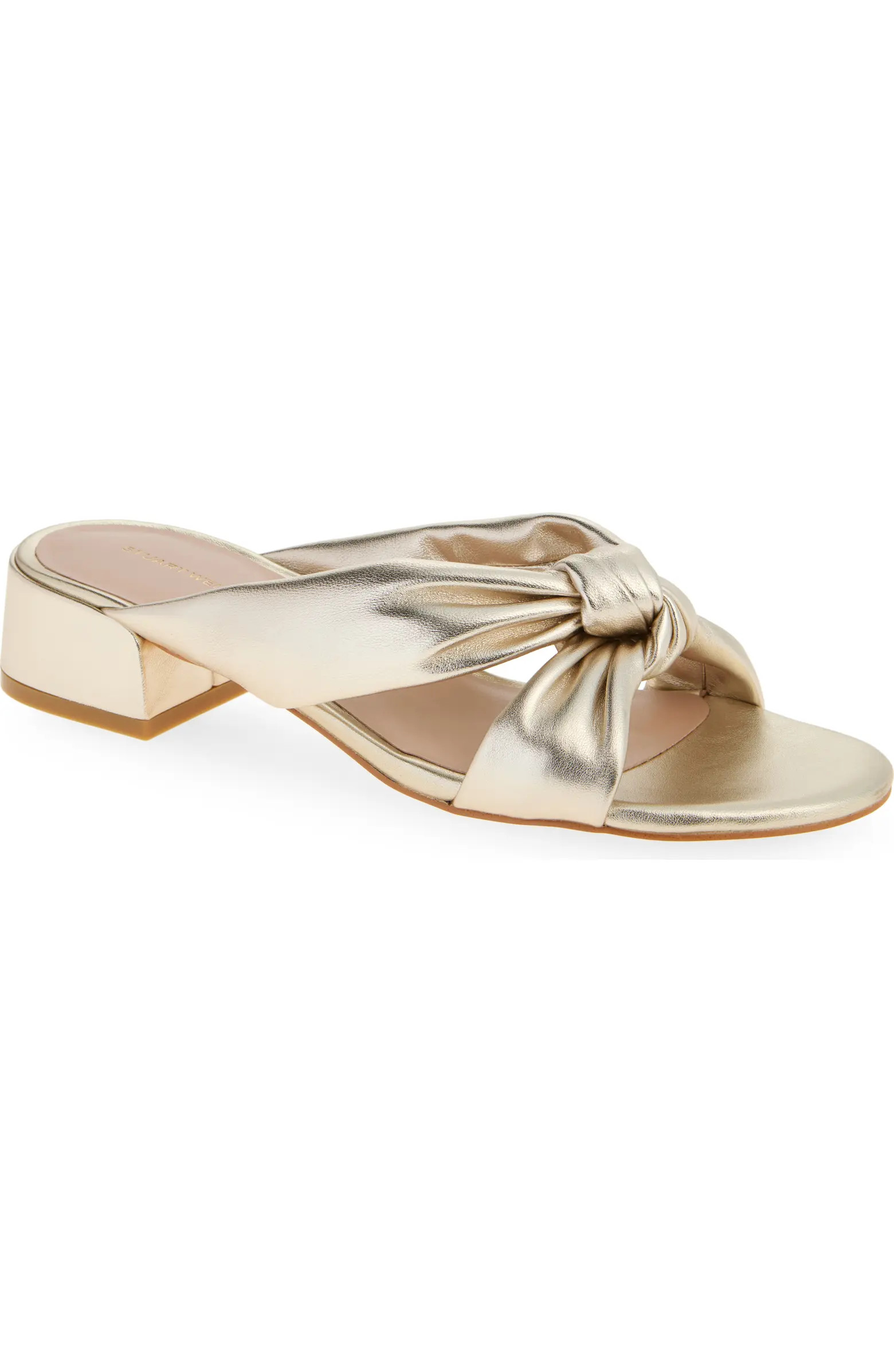 Stuart Weitzman Playa 35 Knot Slide Sandal (Women) | Nordstromrack | Nordstrom Rack