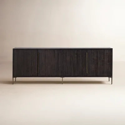 Riggs 88" Wide Pine Solid Wood Sideboard | Wayfair North America