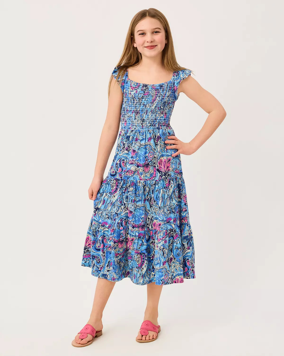 Girls Mini Jilly Midi Dress | Lilly Pulitzer