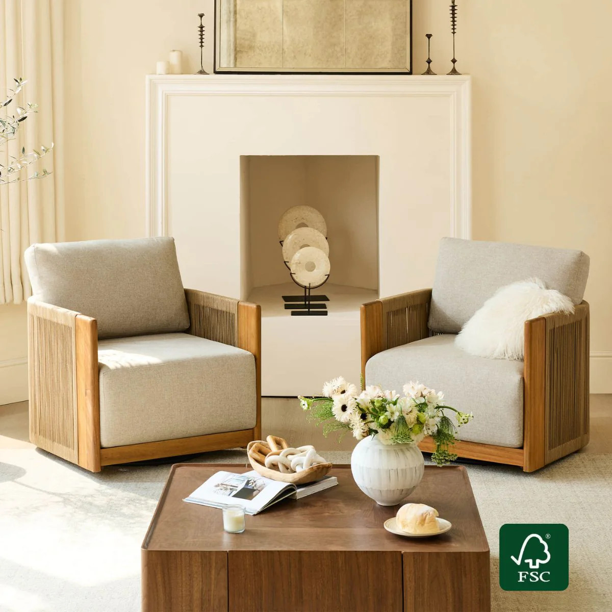 Marisol Accent Chair | Organic Modern Design | Chita