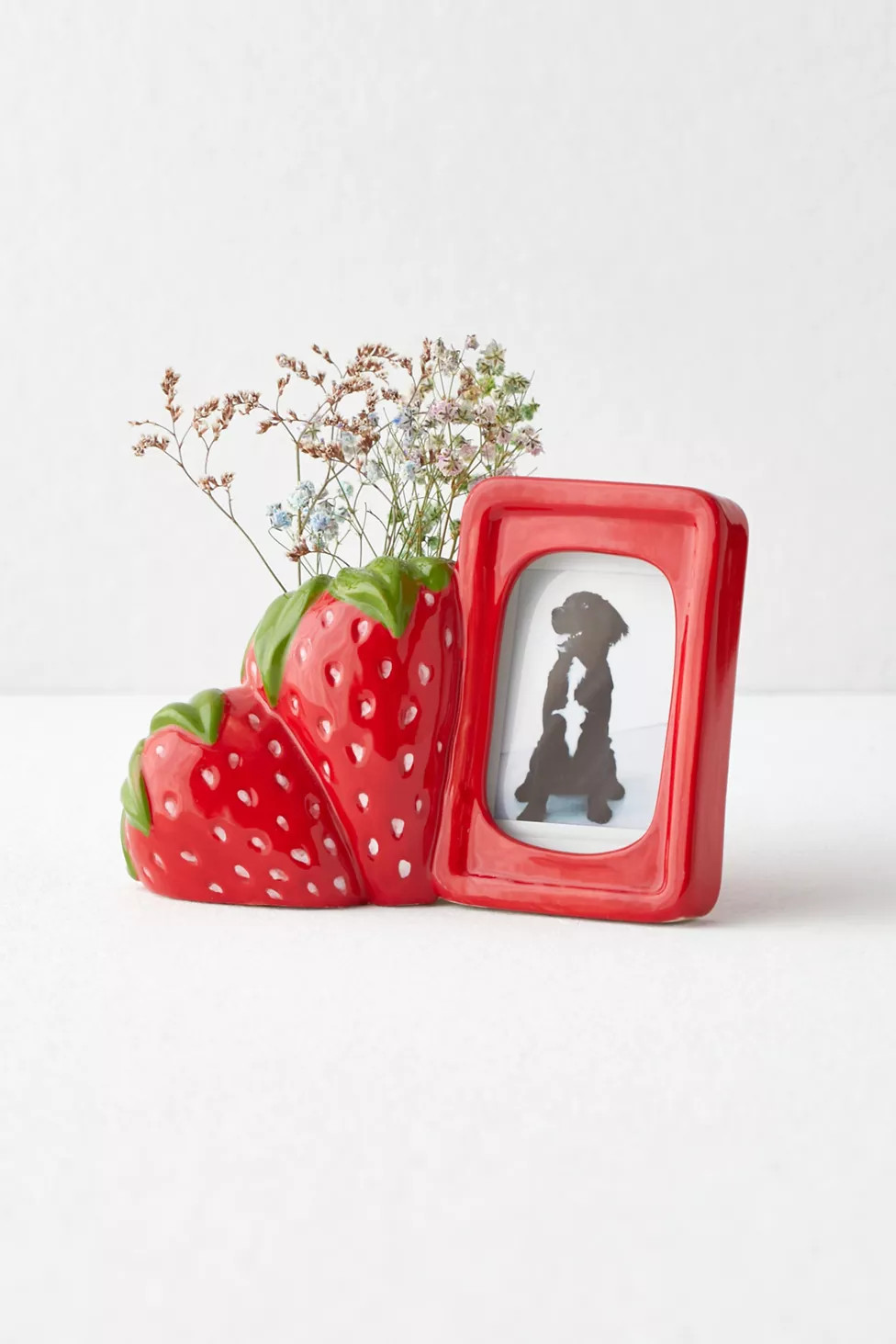 Strawberry INSTAX Picture Frame Vase | Urban Outfitters (US and RoW)