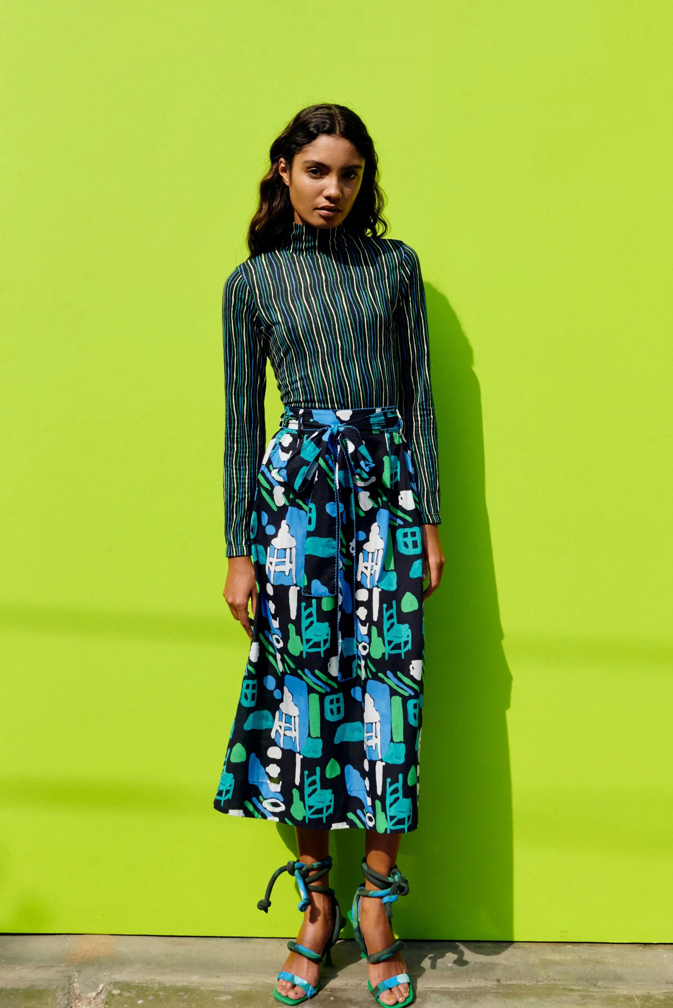 Oaxaca Skirt - Arcilla Azul | Bette's