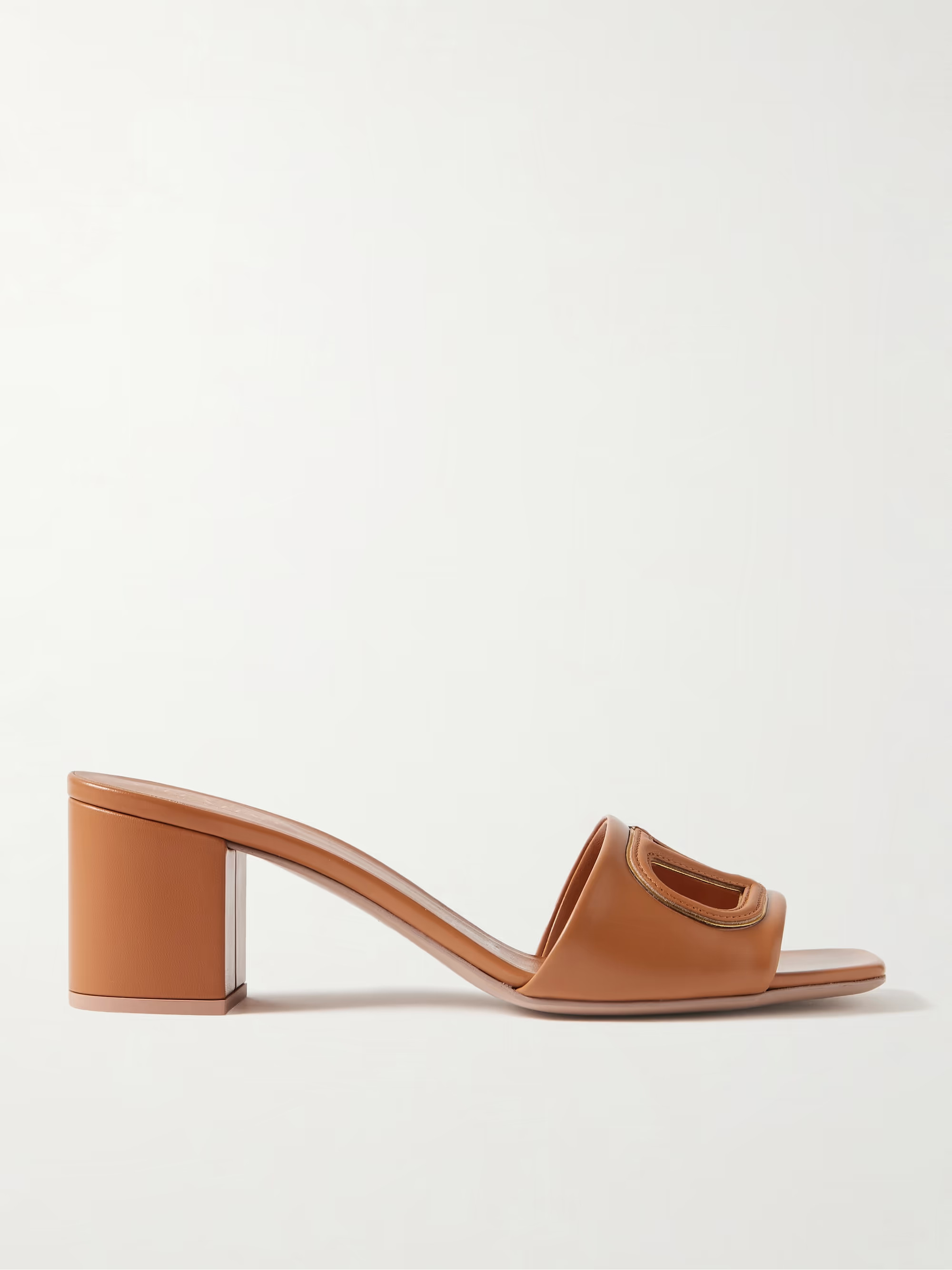 VLOGO 60 cutout leather mules | NET-A-PORTER (UK & EU)