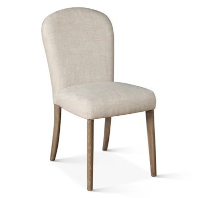 Olivia Dining Chair In Beige Linen | Perigold