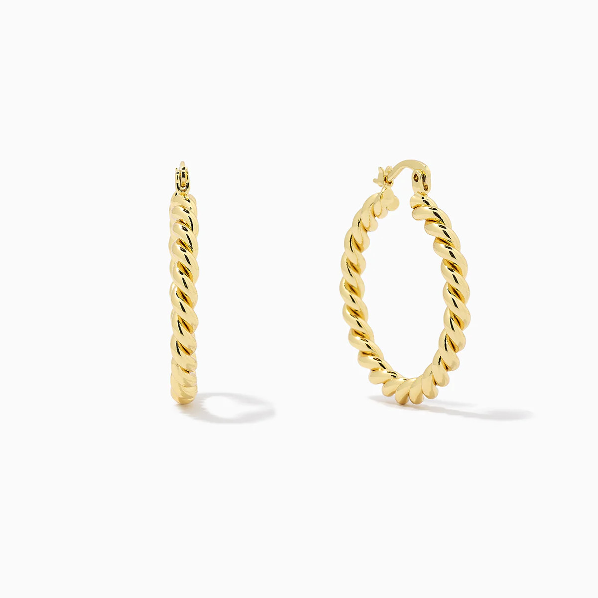Rope Twist Hoop Earrings | Uncommon James