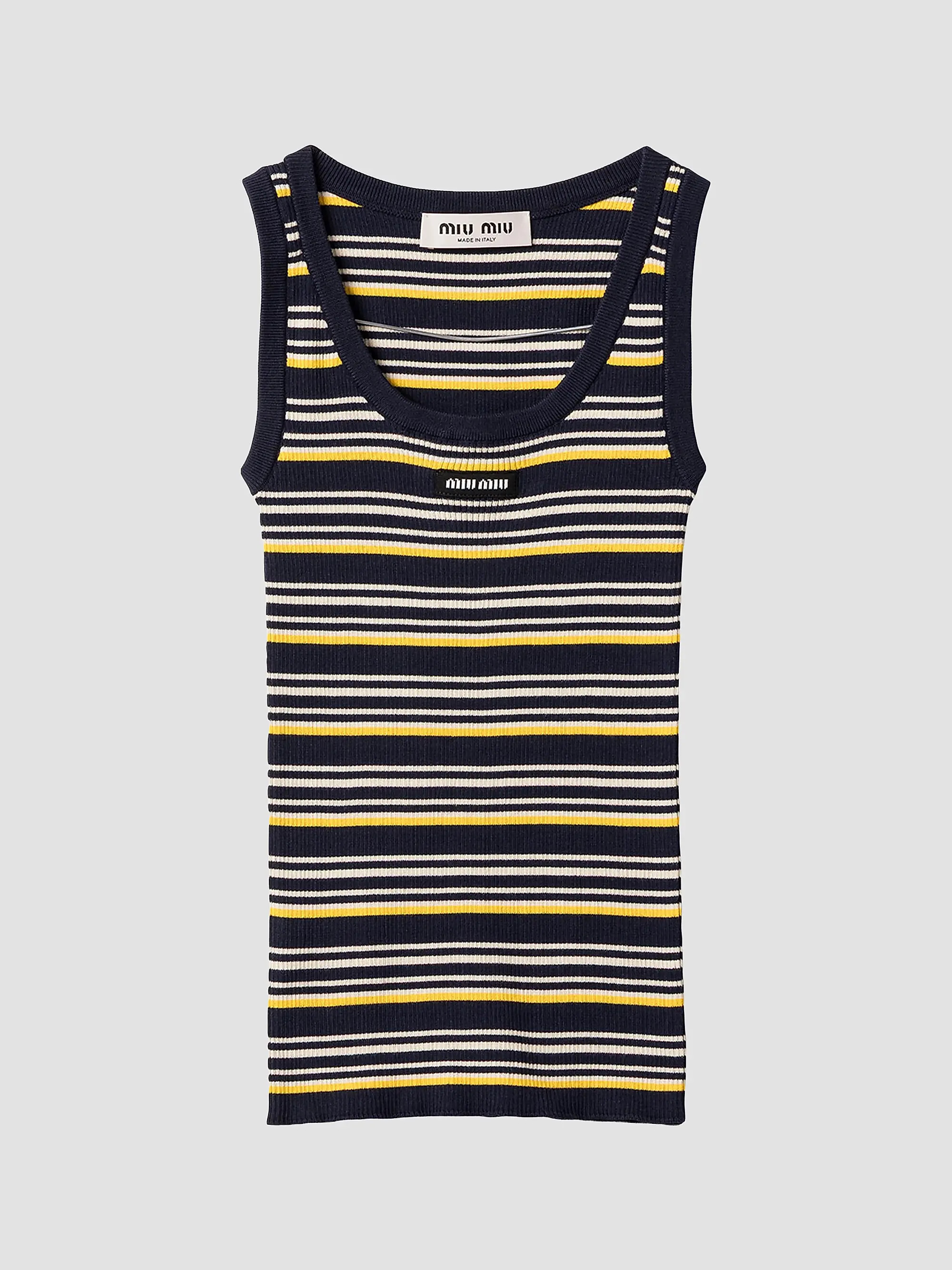 Miu Miu Cotton Tank Top | Saks Fifth Avenue | Saks Fifth Avenue