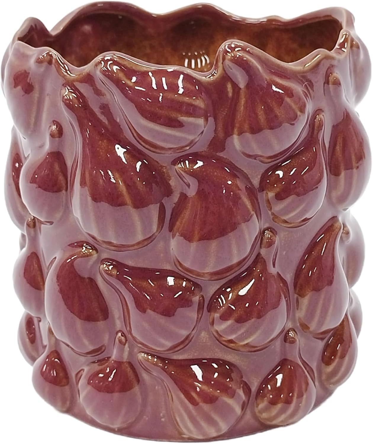 6.25" Burgundy Ceramic Vase by Ashland® | Amazon (US)