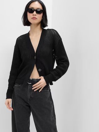 Open Stitch Cardigan | Gap Factory