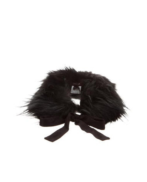 Imoga Girls' Faux Fur Collar w/ Tags Black | The RealReal