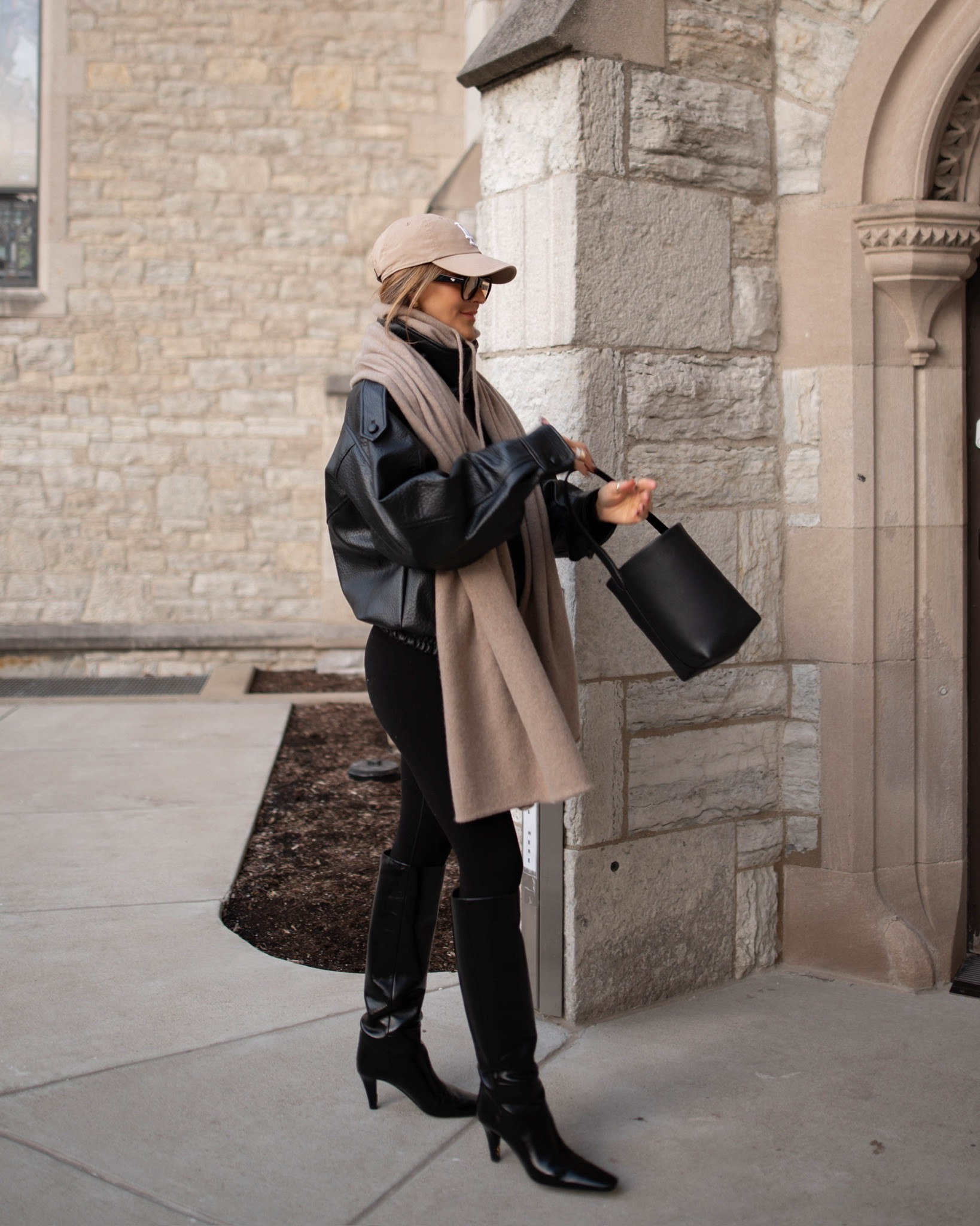 Such a great fall look with one of my favorite faux leather jackets restocked at Zara! Love her she looks so expensive!

#LTKootd #LTKSeasonal #LTKgrwm
