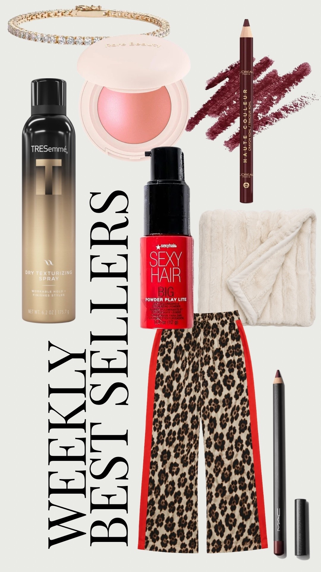 This week’s round up is full of the little things making a big difference lately 🤍✨

From the leopard pants I’m absolutely loving this season, to my two go-to eyeliners (one drugstore, one high-end), plus the everyday jewelry piece I never take off because it instantly elevates every outfit.

Also sharing the two texturizing hair products I swear by and will probably use forever—and of course, a product spotlight on the throw blanket I get asked about nonstop 👏🏼

Consider this your weekly dose of style favorites, beauty staples, and the pieces worth the hype.

Which one are you adding to cart first? 🛍️

#LTKU #LTKSeasonal #LTKOver40
