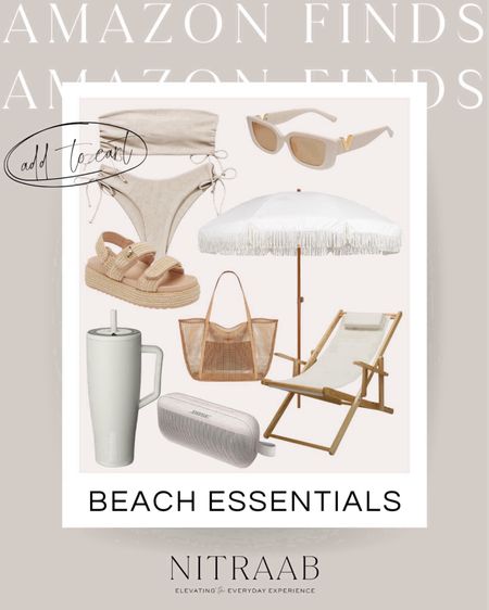 Amazon Beach Essentials ✨

amazon beach // amazon finds // beach essentials // beach bag // beach vacation // amazon fashion finds // summer style // amazon fashion // summer outfits // beach must haves

#LTKSeasonal #LTKFindsUnder50 #LTKFindsUnder100