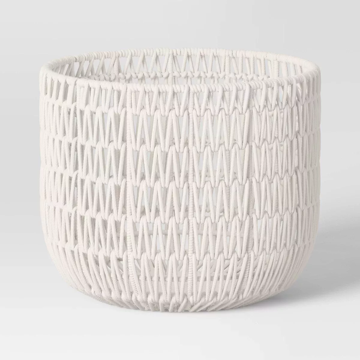 13 Decorative Coiled Rope Basket Cream - Brightroom™ : Target