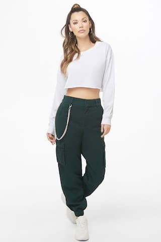 Long Sleeve Crop Top | Forever 21 (US)