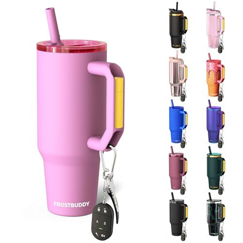 Thicc Buddy - 40 oz Stainless Steel Vacuum Insulated Tumbler with Lid and Straw for Water - Travel Mug Cupholder Friendly - Gifts for Women Men Him Her | Amazon (US)