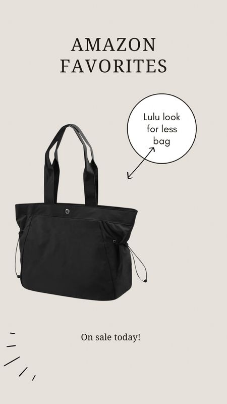Lululemon look for less bag on sale on Amazon 

#LTKfindsunder50 #LTKstyletip #LTKsalealert
