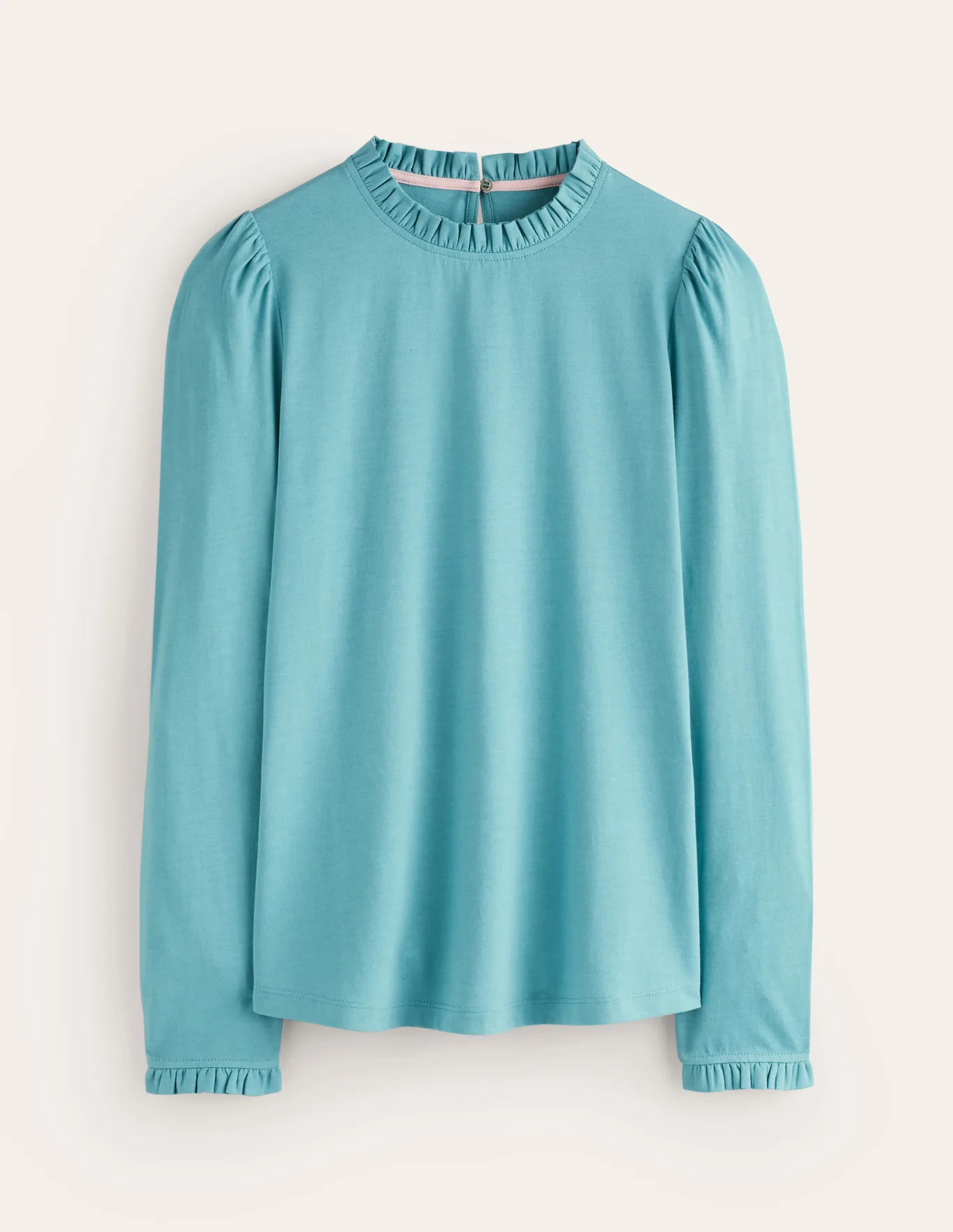 Supersoft Frill Detail Top | Boden (US)