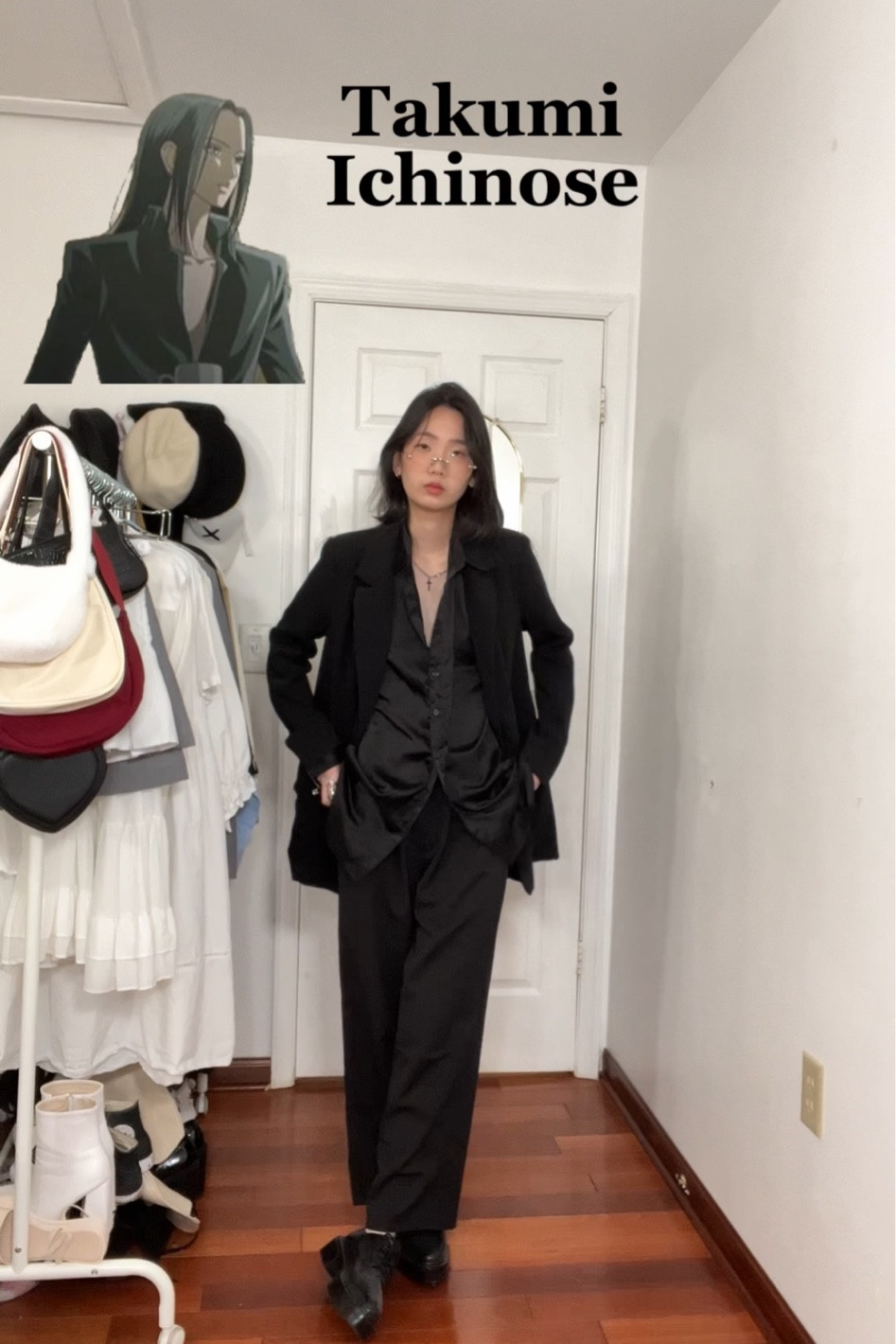 Blazer: Missguided (linked similar)
Shirt: Missguided (linked similar)
Pants : YesStyle 
Shoes: Zara (can’t link)