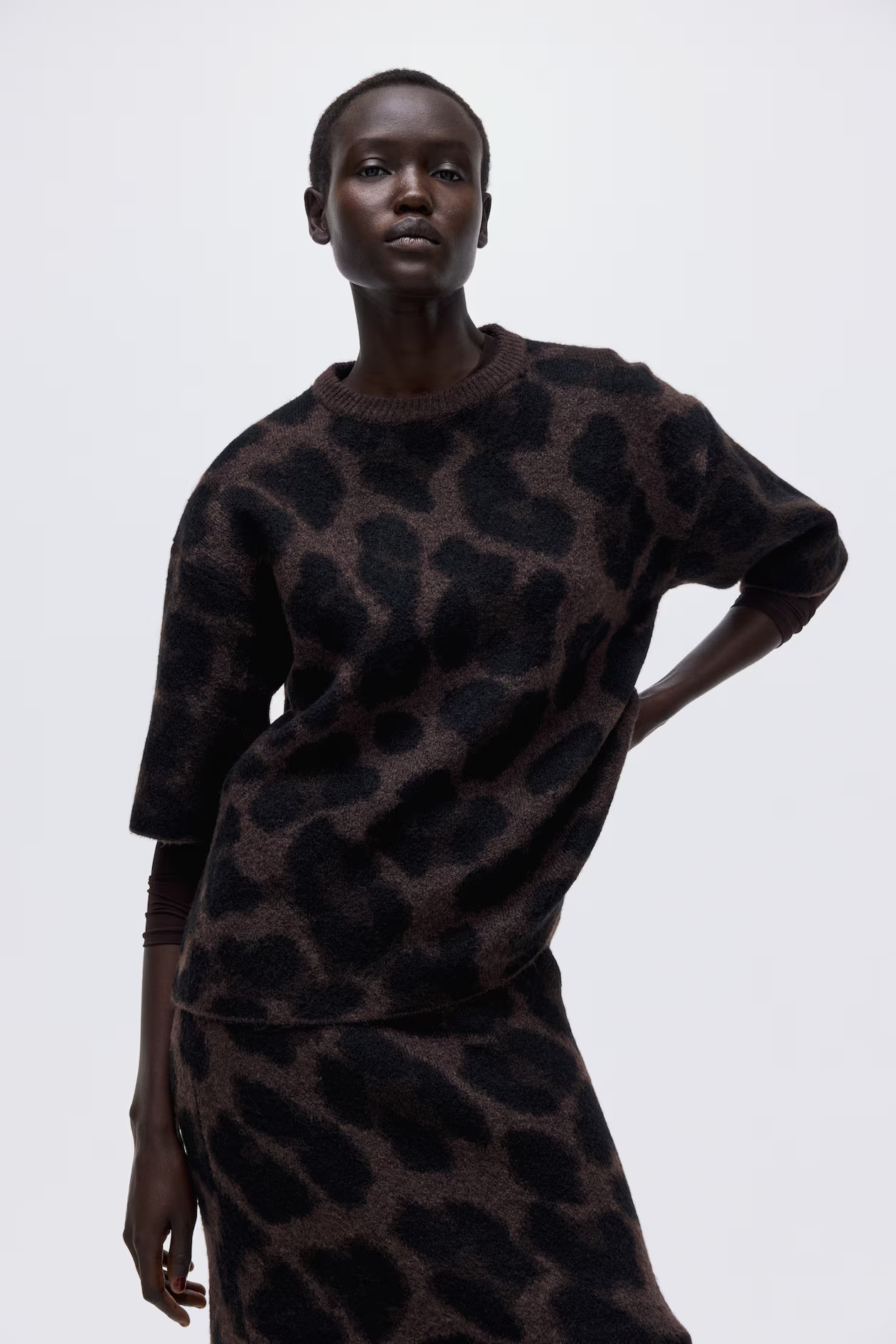 Kastiger Jacquardpullover | H&M (DE, AT, CH, NL, FI)