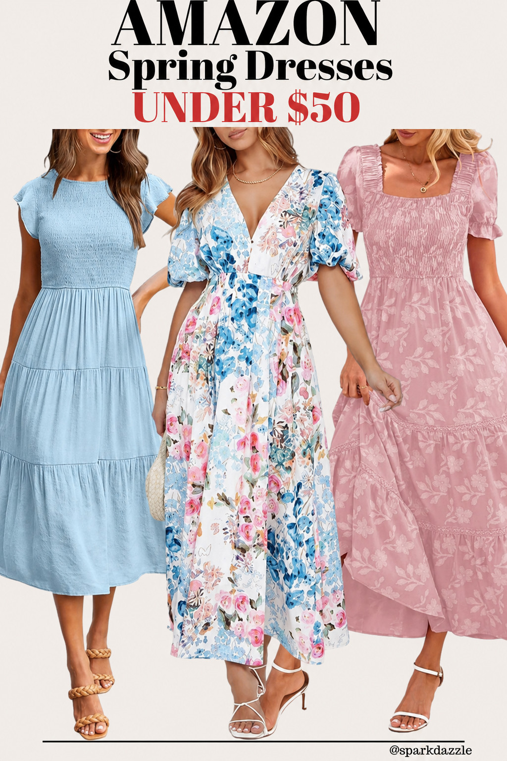 Amazon Spring Dresses Under $50 🌸

Freshen up your spring wardrobe with these affordable Amazon dress finds. From soft pastels to feminine florals, these flattering styles are perfect for Easter celebrations, spring brunches, family photos, baby showers, church, weddings, and everyday wear. Comfortable, stylish, and budget-friendly, these dresses make it easy to look put together all season long without spending a fortune.

#AmazonFashion #SpringDresses #SpringStyle #AffordableFashion #AmazonFinds #DressInspiration #SpringOutfits #EasterOutfit #FloralDress #MidiDress #FashionFinds #WomensFashion #BudgetFriendlyStyle #AmazonFavorites #SpringWardrobe #CuteOutfits #StyleInspo #FashionDeals #DressSeason #AmazonStyle #ad #affiliate