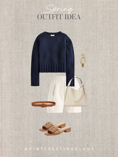 Spring outfit. Coastal grandmother outfit.

#LTKover40 #LTKitbag #LTKshoecrush